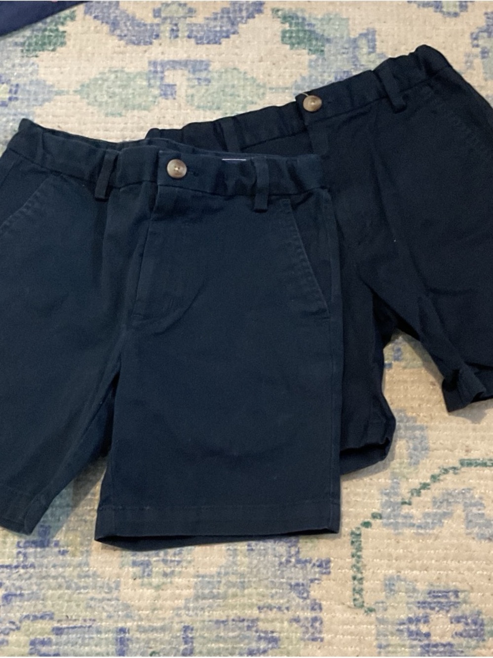 Vineyard Vines Boys Navy Chino Shorts - Set of 2